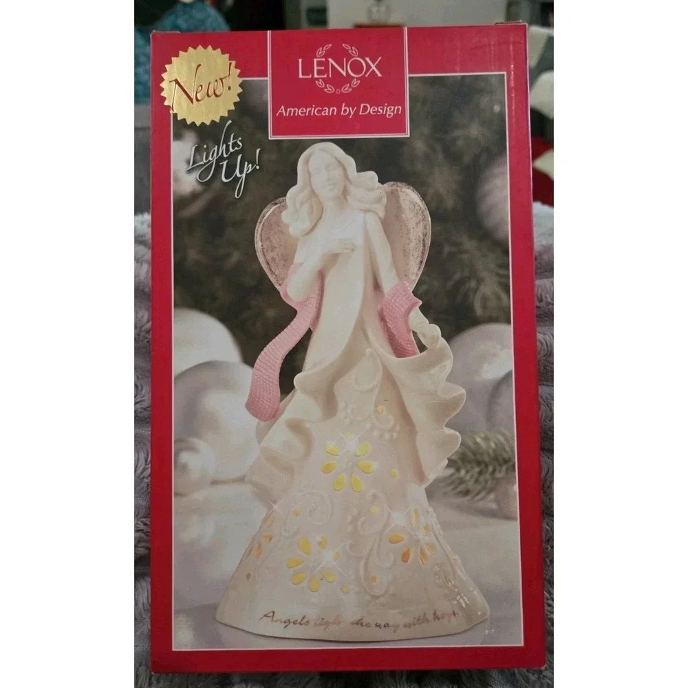 LENOX Gifts of Grace Angels Light the Way With Hope DOES NOT LIGHT UP w/box